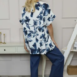 Liliana Floral Top Navy 9 Liliana Floral Top Navy -Kitandkaboodal Store IMG 8493 9e056551 b636 406a 9482 0d95c6925304