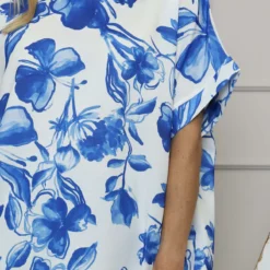 Liliana Floral Top Cobalt 8 Liliana Floral Top Cobalt -Kitandkaboodal Store IMG 8502 d9501a1b b8b0 4b9d 88c8 dbe37863e957