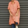Beadnell Stripe Linen Tunic Orange 1 Beadnell Stripe Linen Tunic Orange -Kitandkaboodal Store IMG 8509 7ff7b6f4 f595 4712 9323 d05fbe202bf6