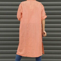 Beadnell Stripe Linen Tunic Orange 9 Beadnell Stripe Linen Tunic Orange -Kitandkaboodal Store IMG 8514 db42b163 9d68 497e 8d14 f29e831676dd