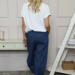 Primrose Lightweight Denim Trousers Mid Denim 9 Primrose Lightweight Denim Trousers Mid Denim -Kitandkaboodal Store IMG 8545 b187476a 5534 4850 861b 40f4e8648bda