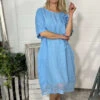Lennon Rosette Linen Dress Powder Blue 2 Lennon Rosette Linen Dress Powder Blue -Kitandkaboodal Store IMG 8557 2dcf991c 88b6 4a8b a3e0 428d314e644d