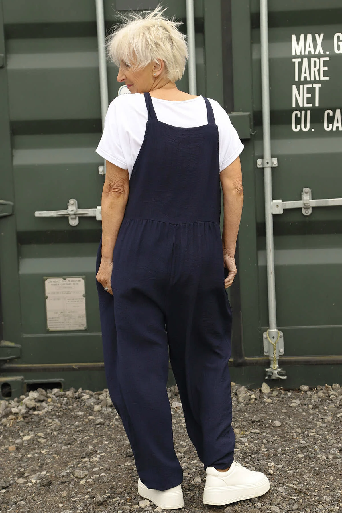 Cresswell Dungarees Navy 6 Cresswell Dungarees Navy - Image 4