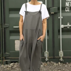 Cresswell Dungarees Charcoal