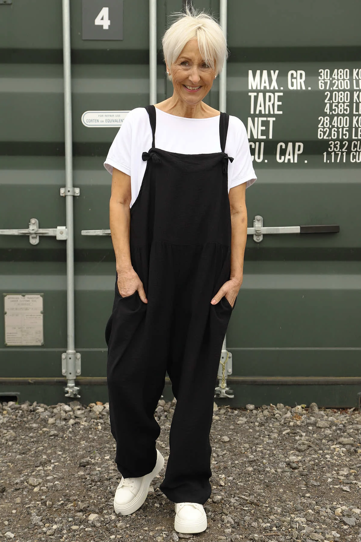 Cresswell Dungarees Black 3 Cresswell Dungarees Black