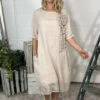 Lennon Rosette Linen Dress Stone -Kitandkaboodal Store IMG 8628 4b350f5c 01ac 42a5 a994 354abd4ef8cc