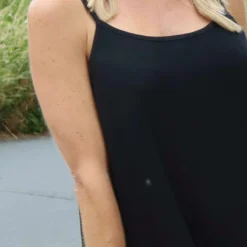 Rosaria Strap Crinkle Cotton Dress Black 8 Rosaria Strap Crinkle Cotton Dress Black -Kitandkaboodal Store IMG 8635 2230b68e 2f6d 4698 a174 f92b9a73dc4d