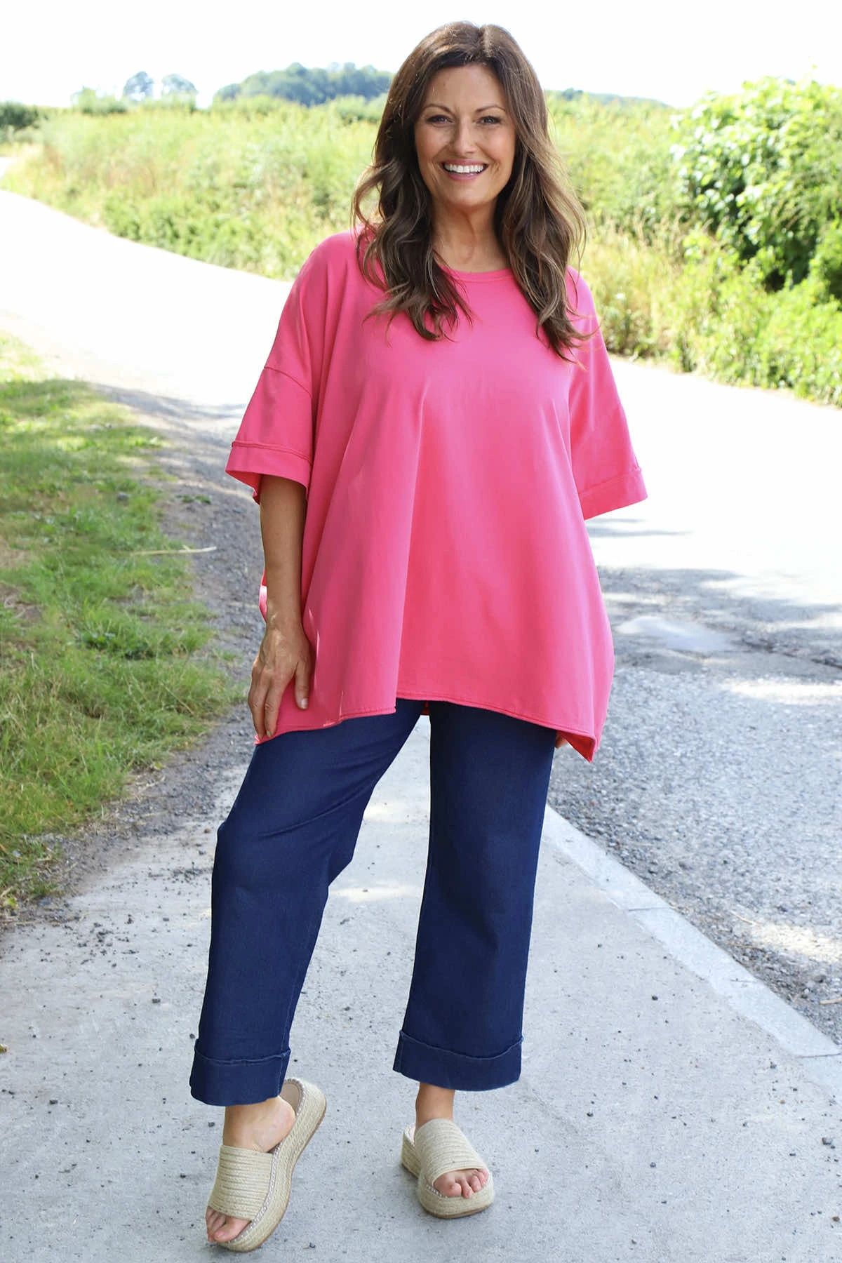 Orchid Cotton Top Hot Pink 3 Orchid Cotton Top Hot Pink