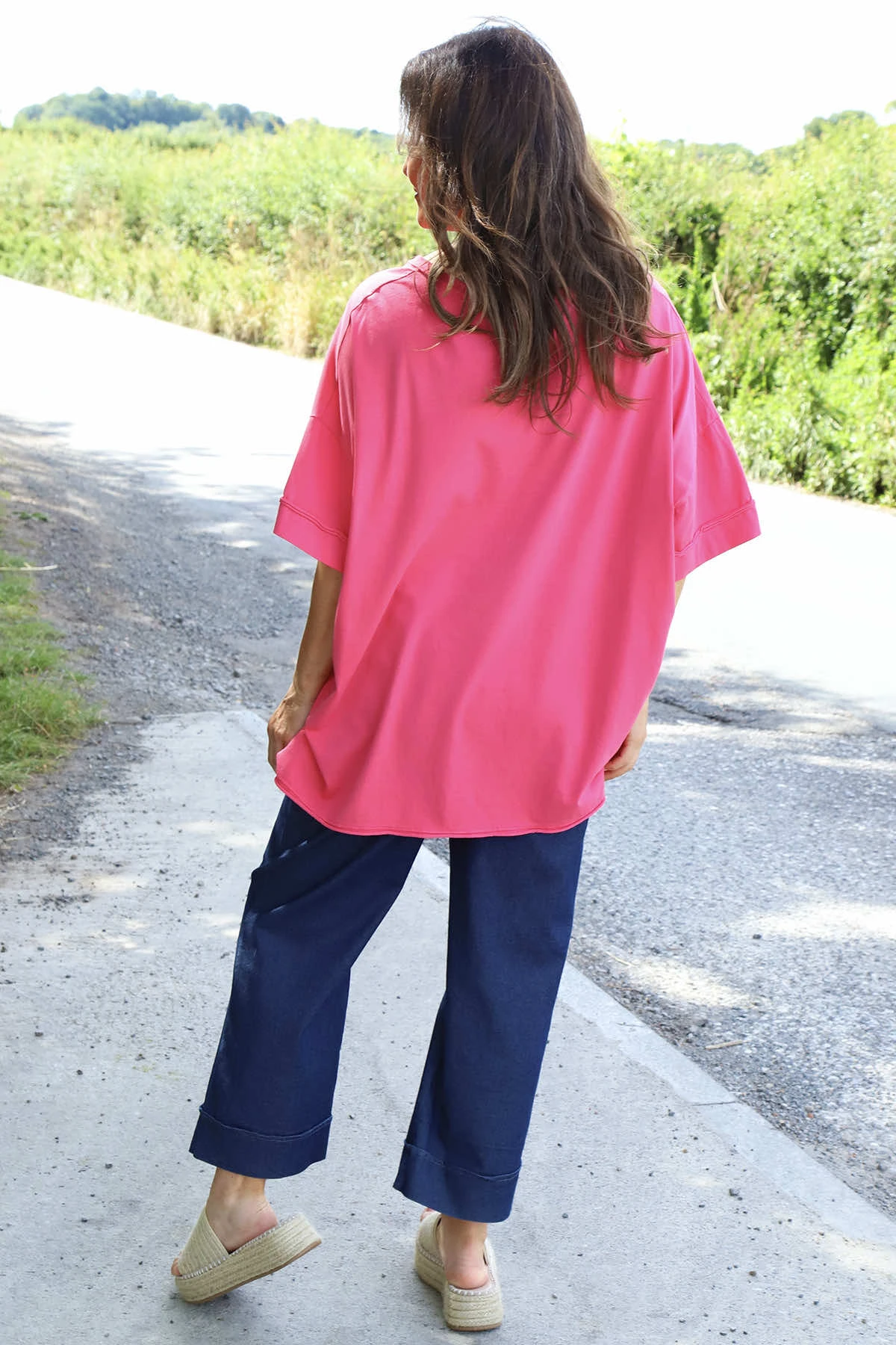 Orchid Cotton Top Hot Pink 6 Orchid Cotton Top Hot Pink - Image 4