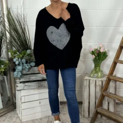 Briony Heart Cotton Top Black 7 Briony Heart Cotton Top Black -Kitandkaboodal Store IMG 8709 2baf8381 ed15 4c7b 8a32 57c055e0f616