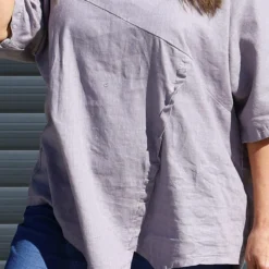 Annalee Hooded Linen Top Mauve 8 Annalee Hooded Linen Top Mauve -Kitandkaboodal Store IMG 8719 81e6d7b8 8867 4d46 ba4d d1e71d263d28