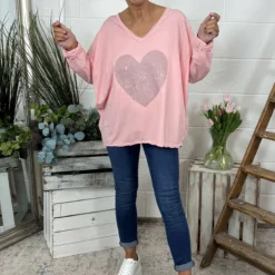 Briony Heart Cotton Top Coral -Kitandkaboodal Store IMG 8722 b1f3ed37 ebf0 4c25 bd82 f0c46df75440