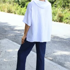 Annalee Hooded Linen Top White 9 Annalee Hooded Linen Top White -Kitandkaboodal Store IMG 8734 39bca11b 62d2 401d a5f0 789f74d7e764