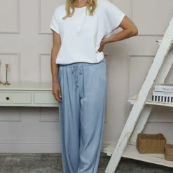 Fionne Wide Leg Trousers Light Denim 7 Fionne Wide Leg Trousers Light Denim -Kitandkaboodal Store IMG 8757 47c582c9 820c 484a 86f8 b3eb63b04d94