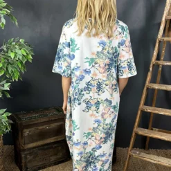 Fleur Floral Cotton Dress Grey 9 Fleur Floral Cotton Dress Grey -Kitandkaboodal Store IMG 8776 19b49719 e30e 456d a33b c2f4830fd168