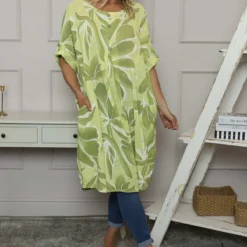 Cherise Print Tunic Yellow