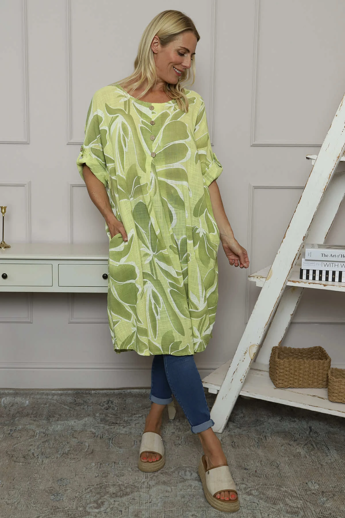 Cherise Print Tunic Yellow 3 Cherise Print Tunic Yellow