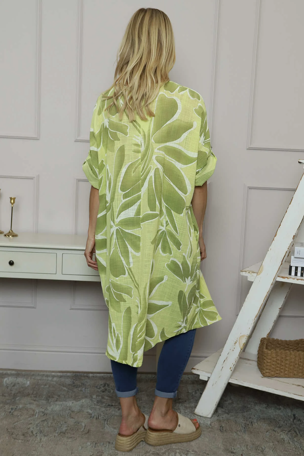 Cherise Print Tunic Yellow 6 Cherise Print Tunic Yellow - Image 4