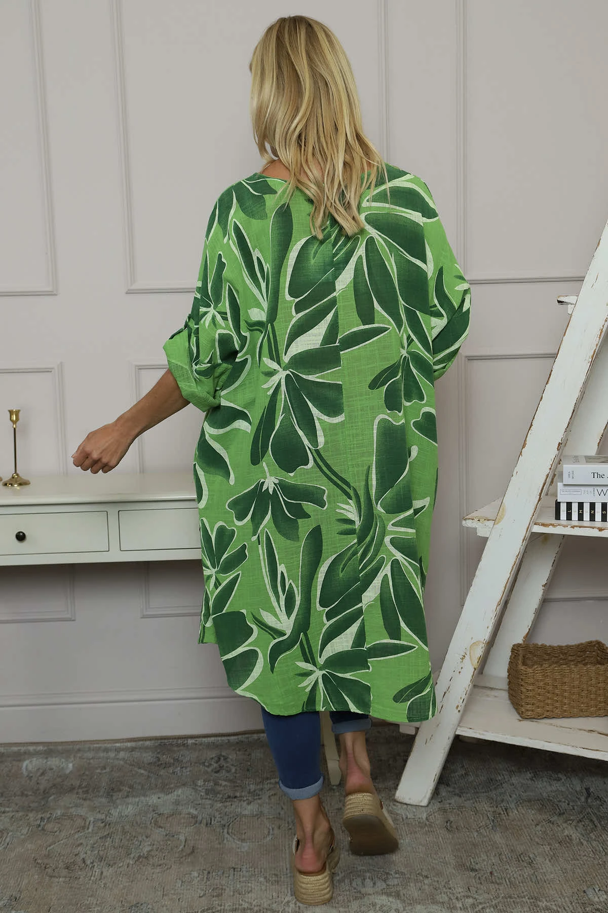Cherise Print Tunic Green 6 Cherise Print Tunic Green - Image 4