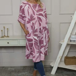 Cherise Print Tunic Pink