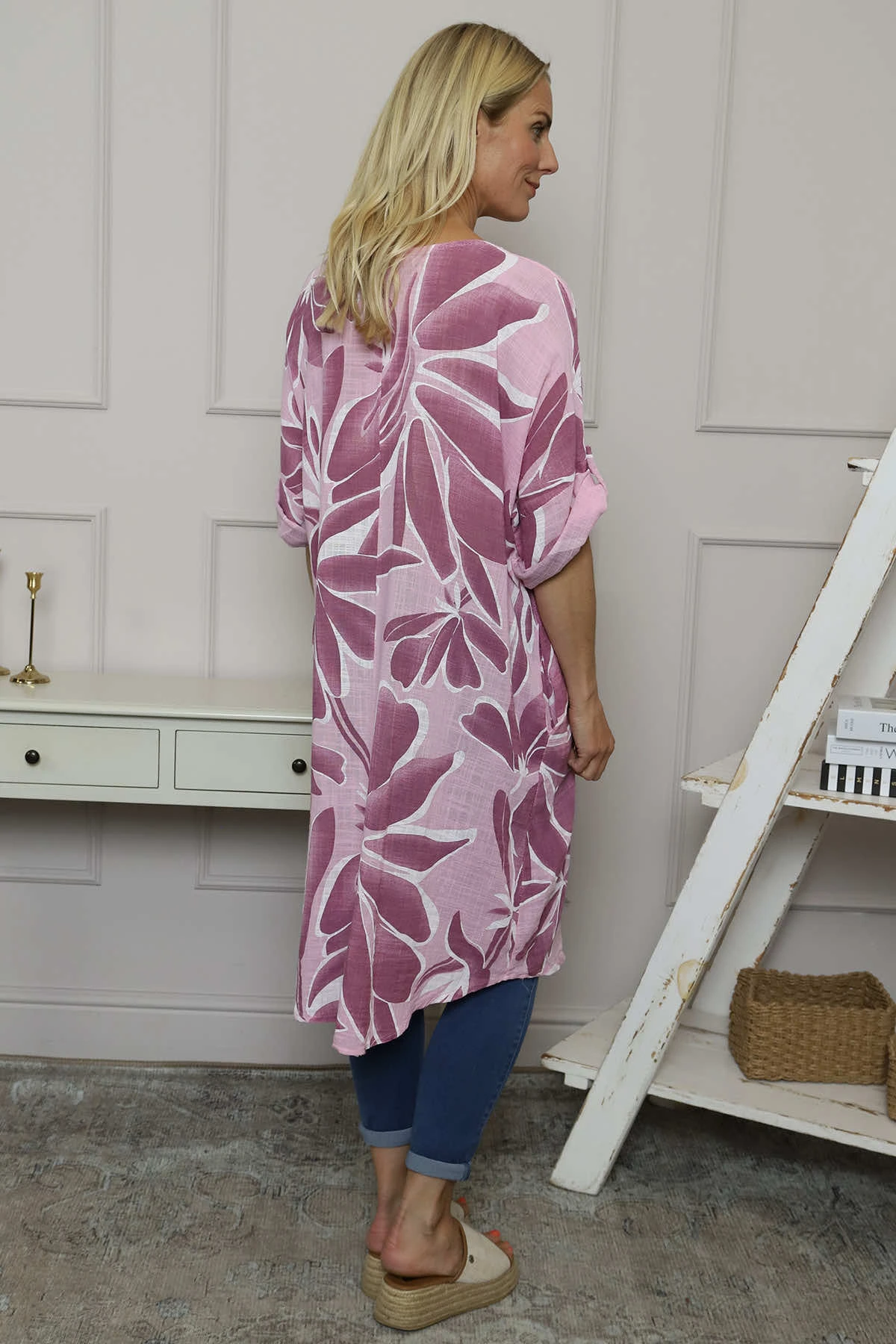 Cherise Print Tunic Pink 6 Cherise Print Tunic Pink - Image 4