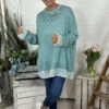 Aldeburgh Knit Top Sage Green