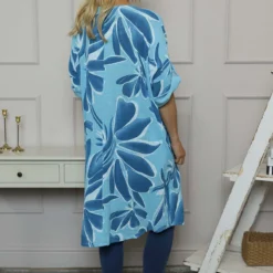 Cherise Print Tunic Light Blue -Kitandkaboodal Store IMG 8841 eb916837 3e87 4d19 8604 367ceed988f6