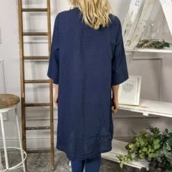 Alara Linen Dress Navy -Kitandkaboodal Store IMG 8847 192288f9 e05b 491d 8187 f4f2d05de7e7
