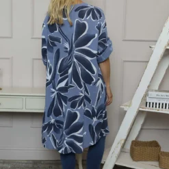 Cherise Print Tunic Blue 9 Cherise Print Tunic Blue -Kitandkaboodal Store IMG 8849 50f03f14 c664 419a a8db 29addaa3bcad