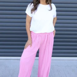 Emira Pleated Wide Leg Trousers Pink -Kitandkaboodal Store IMG 8854 63e31983 e0ad 4934 8545 e889c5ca59fa