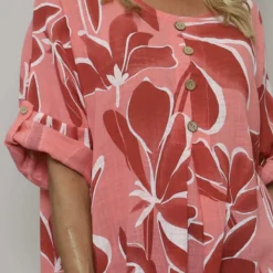 Cherise Print Tunic Coral 8 Cherise Print Tunic Coral -Kitandkaboodal Store IMG 8855 631c8e0a 01ce 4e34 9723 e6369ded1557