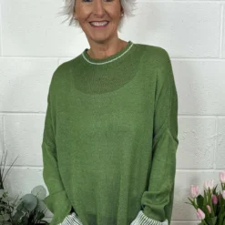 Aldeburgh Knit Top Olive 8 Aldeburgh Knit Top Olive -Kitandkaboodal Store IMG 8876 e000f9d4 366b 4258 9deb 037ae48140ab