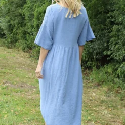 Alessandra Crinkle Cotton Dress Blue 9 Alessandra Crinkle Cotton Dress Blue -Kitandkaboodal Store IMG 8877 64b5c5dd 9066 46ba bf74 e03ceac2671f