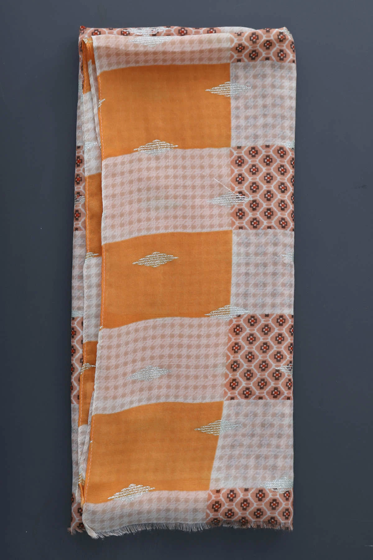 Trieste Scarf Orange 5 Trieste Scarf Orange - Image 3