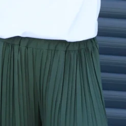 Emira Pleated Wide Leg Trousers Khaki -Kitandkaboodal Store IMG 8885 21bbff06 857d 45ba a1b7 b8a5f1438618
