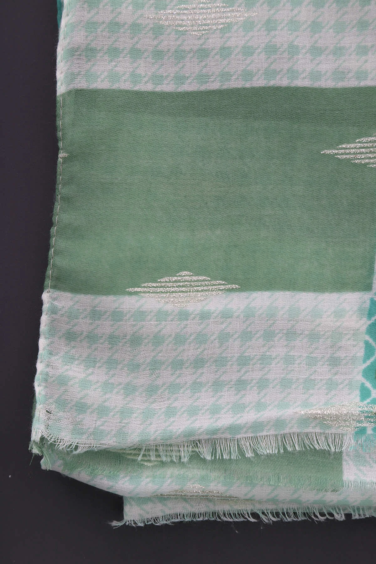 Trieste Scarf Green 6 Trieste Scarf Green - Image 4