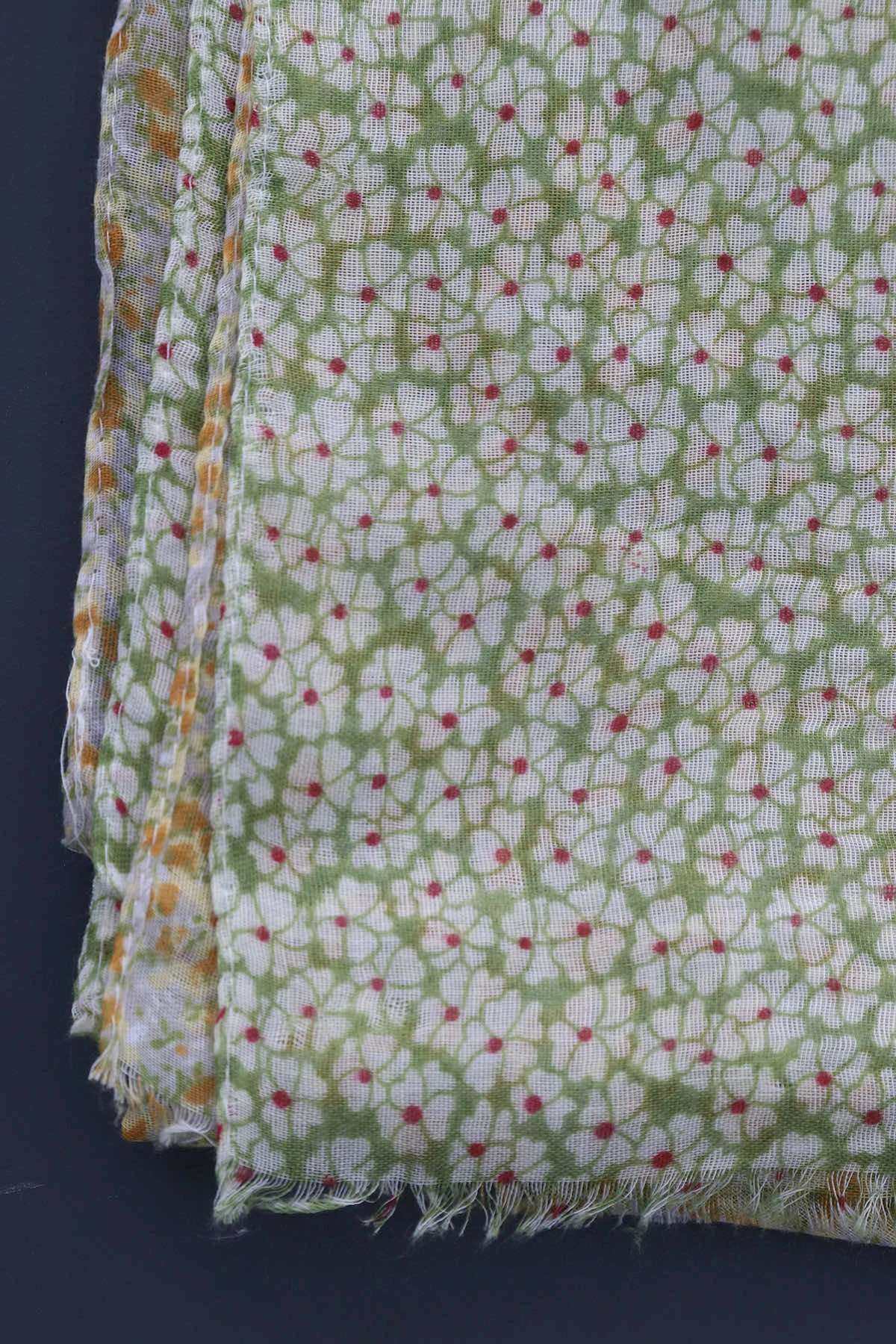 Bergamo Scarf Green 6 Bergamo Scarf Green - Image 4