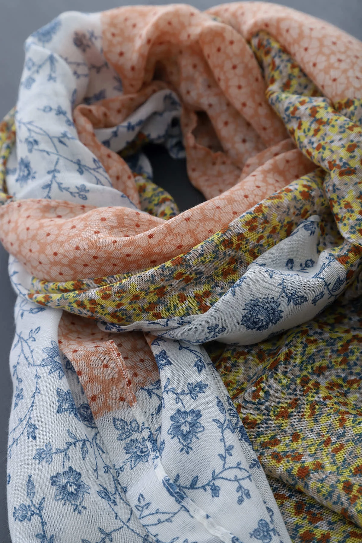 Bergamo Scarf Orange 4 Bergamo Scarf Orange - Image 2