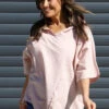Annalee Hooded Linen Top Pink 1 Annalee Hooded Linen Top Pink -Kitandkaboodal Store IMG 8932 dbe8a734 9b09 4bdc 8e48 58be5adace4e