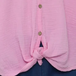 Giulia Crinkle Cotton Shirt Pink 8 Giulia Crinkle Cotton Shirt Pink -Kitandkaboodal Store IMG 8936 e3010a5c e8b8 4db1 ac8e 446020995dcd