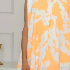 Clarenza Print Top Orange -Kitandkaboodal Store IMG 8937 308886dd 963e 4ddd 83c9 966353797864