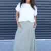 Darana Linen Skirt Light Khaki 1 Darana Linen Skirt Light Khaki -Kitandkaboodal Store IMG 8942 92b67bf7 be7a 4b75 86d7 534d44570436
