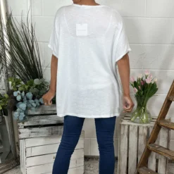 Burford V-Neck Top White 9 Burford V-Neck Top White -Kitandkaboodal Store IMG 8943 978a8ca6 5759 4d7e 900f 7c5fd5155a41