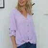 Giulia Crinkle Cotton Shirt Lilac -Kitandkaboodal Store IMG 8944 9381b591 cea4 4cae 957b 3e97702e263a