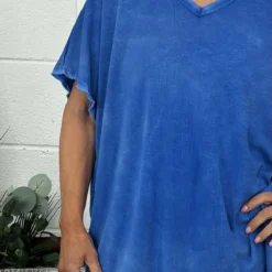 Burford V-Neck Top Cobalt -Kitandkaboodal Store IMG 8953 481cf794 9f24 415e bcf2 0fde3915d6fc