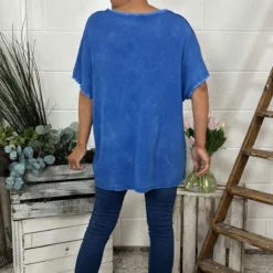 Burford V-Neck Top Cobalt -Kitandkaboodal Store IMG 8959 c968b5db 6dcf 41d3 b8e1 4aac53529bfa