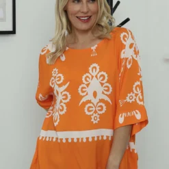 Pixie Print Top Orange 8 Pixie Print Top Orange -Kitandkaboodal Store IMG 8960 215bab7d 9285 4ff4 8b10 3f0c3c6027a4