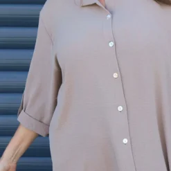 Vivianne Shirt Mocha 8 Vivianne Shirt Mocha -Kitandkaboodal Store IMG 8960 d7476cee 1b3a 404e 8fd7 96e1092566f3