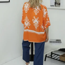 Pixie Print Top Orange 9 Pixie Print Top Orange -Kitandkaboodal Store IMG 8962 29f77e6d 6f34 47b6 83c0 ac4fb267db3a