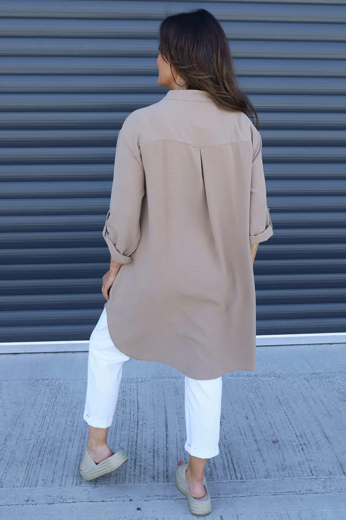 Vivianne Shirt Mocha 6 Vivianne Shirt Mocha - Image 4